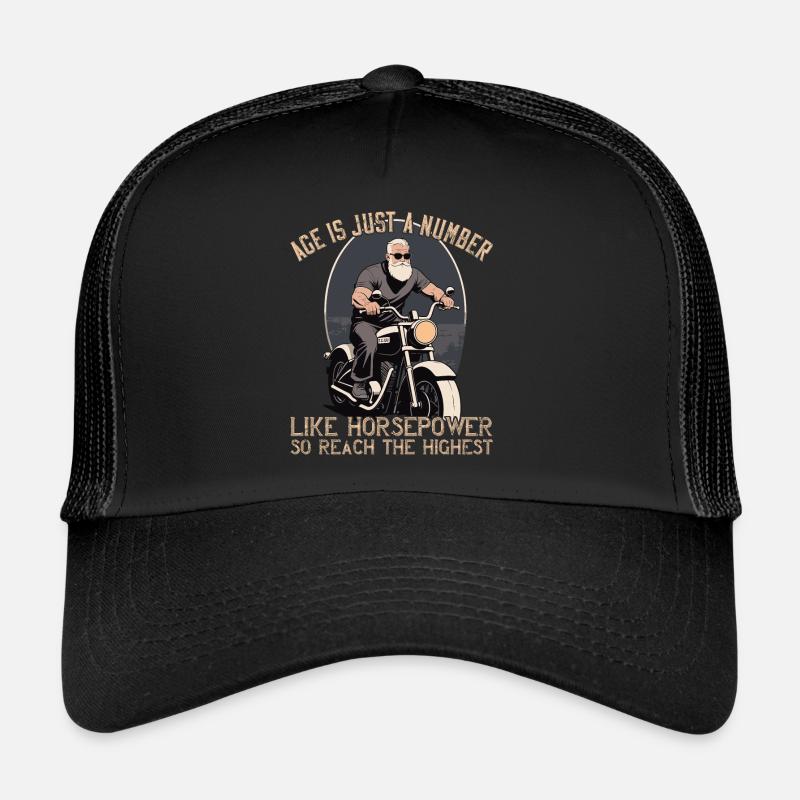 Lustiger Biker Opa Vintage Motorrad Retro Style Trucker Cap