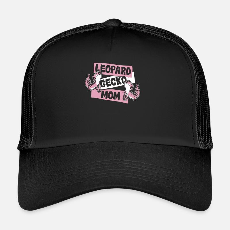 Leopard Gecko Mama Schopfeidechse Gekkota Leopard Trucker Cap