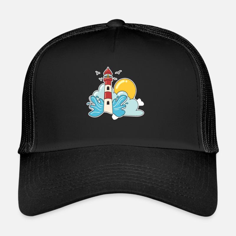 Retro Leuchtturm Trucker Cap