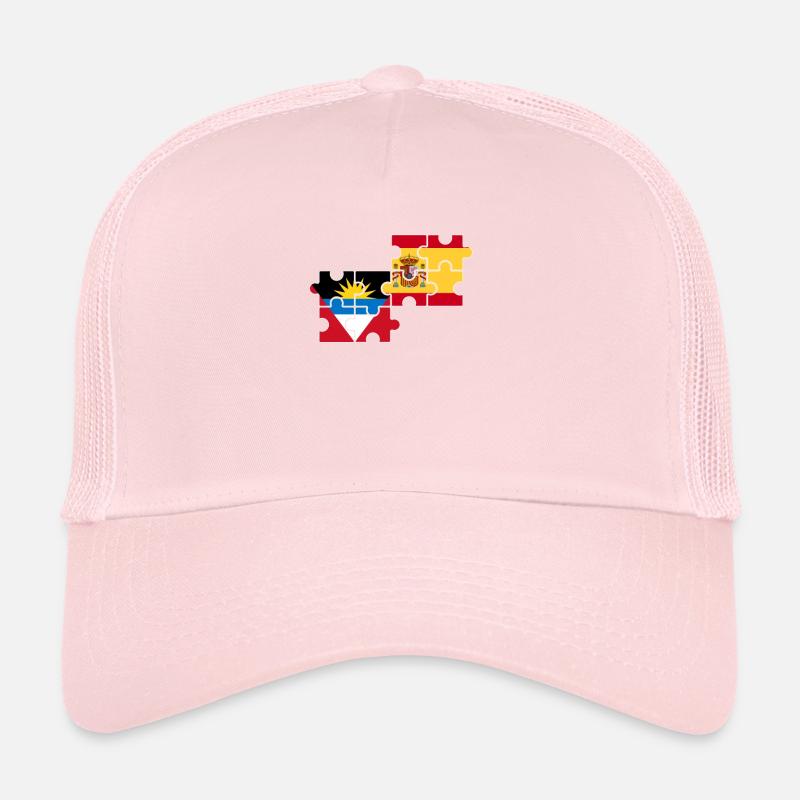 Antigua-et-Barbuda Espagne Drapeau Antigua Casquette trucker 