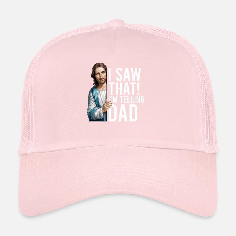 J’ai vu Jésus Mème Drôle Chrétien Casquette trucker 