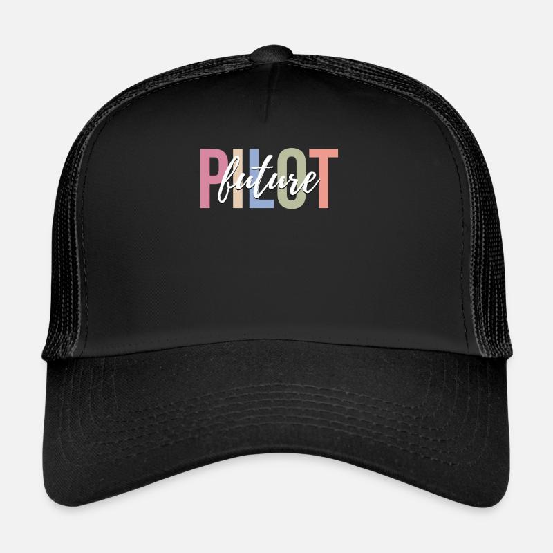 Flugzeugpilot Luftfahrt Trucker Cap