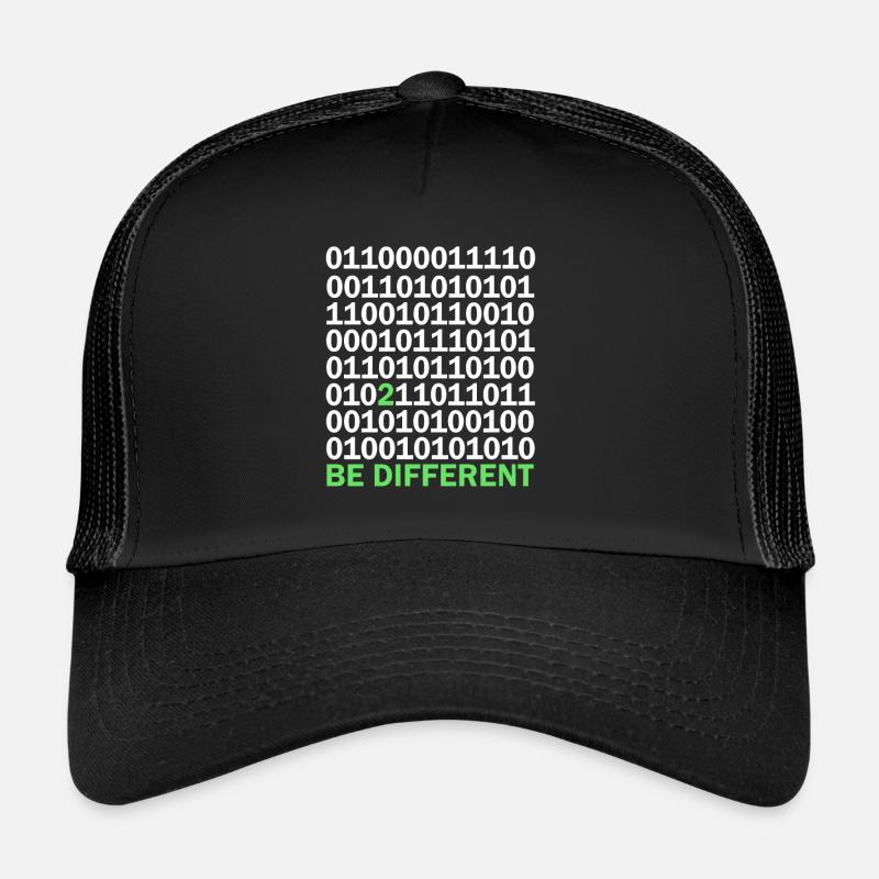 Binärcode Be Different Trucker Cap
