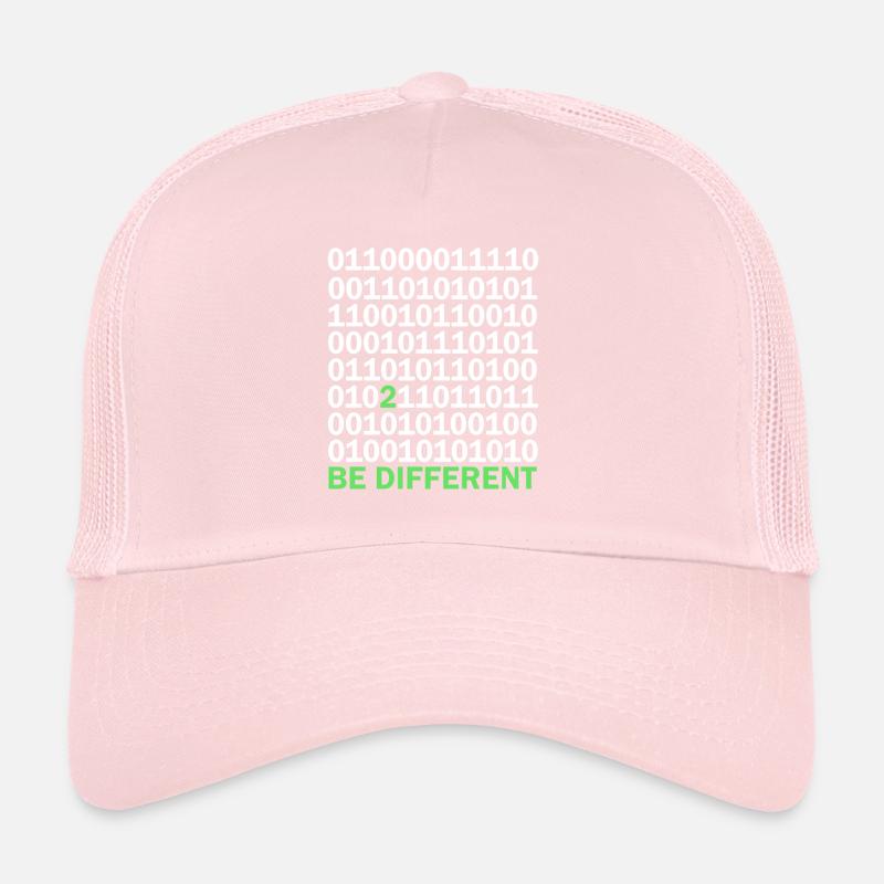 Binary Code Be Different Trucker Cap