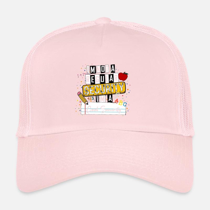 I'm Not a Regular Security I'm a Cool Security Fun Trucker Cap