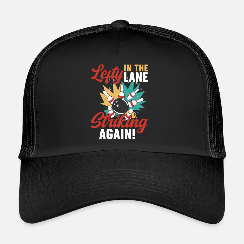 Bowling Gaucher Lanceur gaucher Casquette trucker 