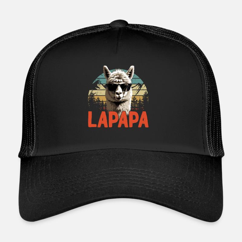 Lapapa Drôle Lama Papa Style Parfait Casquette trucker 