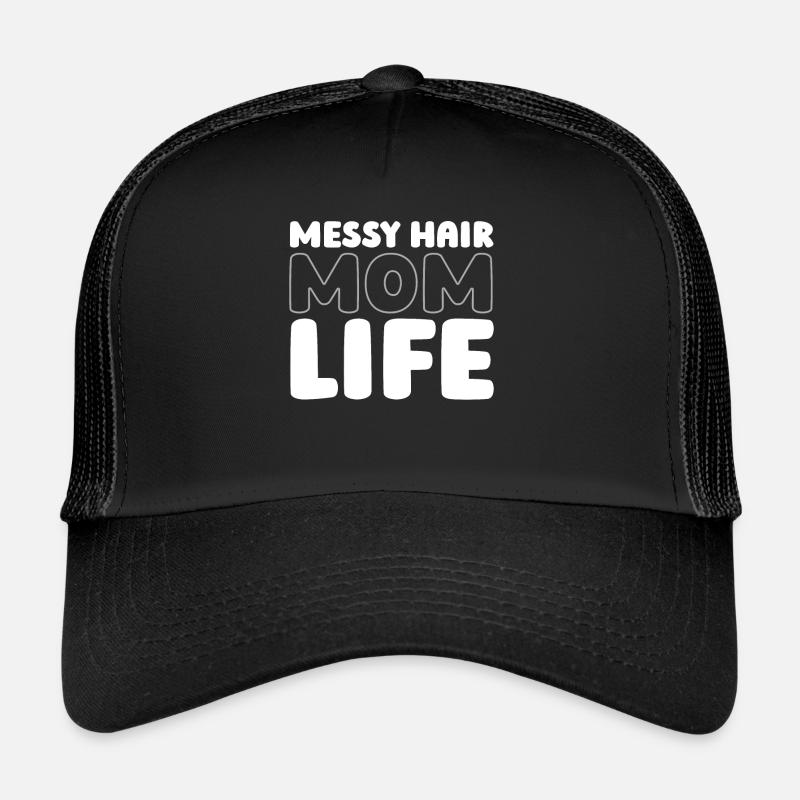 Maman Maman Chignon Désordonné Vie de Maman Casquette trucker 