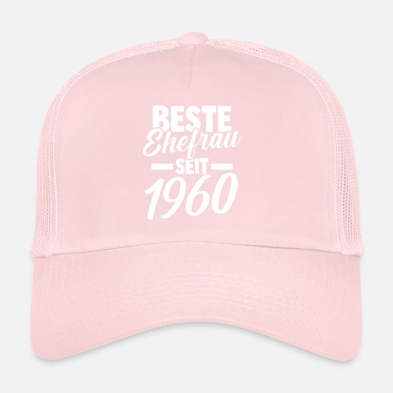Valentinstag Beste Ehefrau Seit 1960 Trucker Cap
