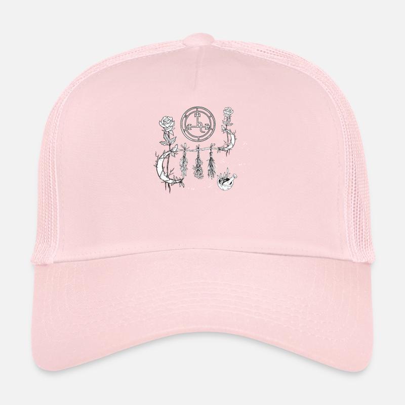 Herb Garden Gift Idea Gothic Occult Witch Trucker Cap