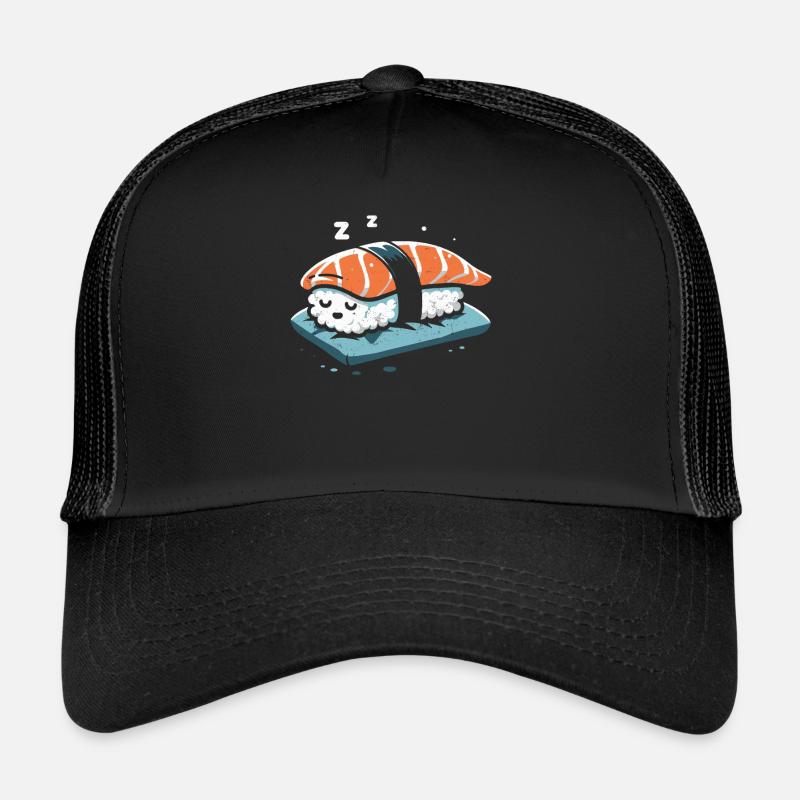 Sushi - Trucker Cap - Schwarz/Schwarz