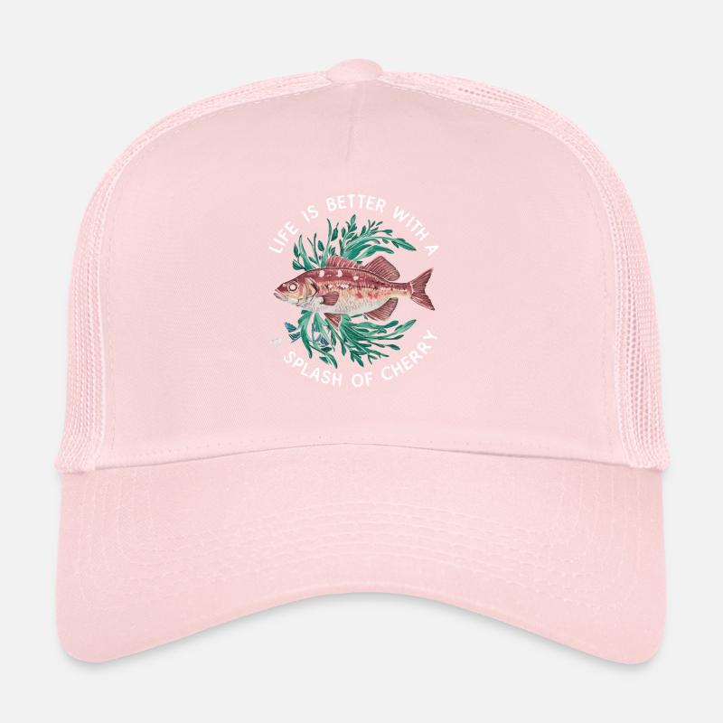 Cherry Barb Fish Freshwater Aquarium Fish Aquarist Trucker Cap