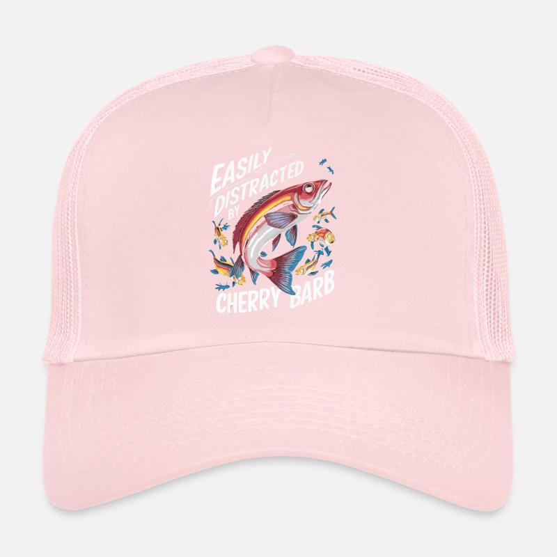 Kirschfleck-Aquariumfisch, Süßwasserfisch, Aquarianer Trucker Cap