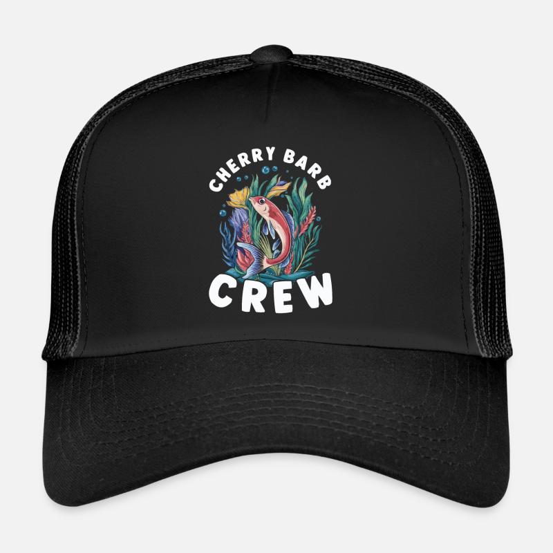 Poisson barbelé cerisier Poisson d'aquarium d'eau douce Aquariste Casquette trucker 