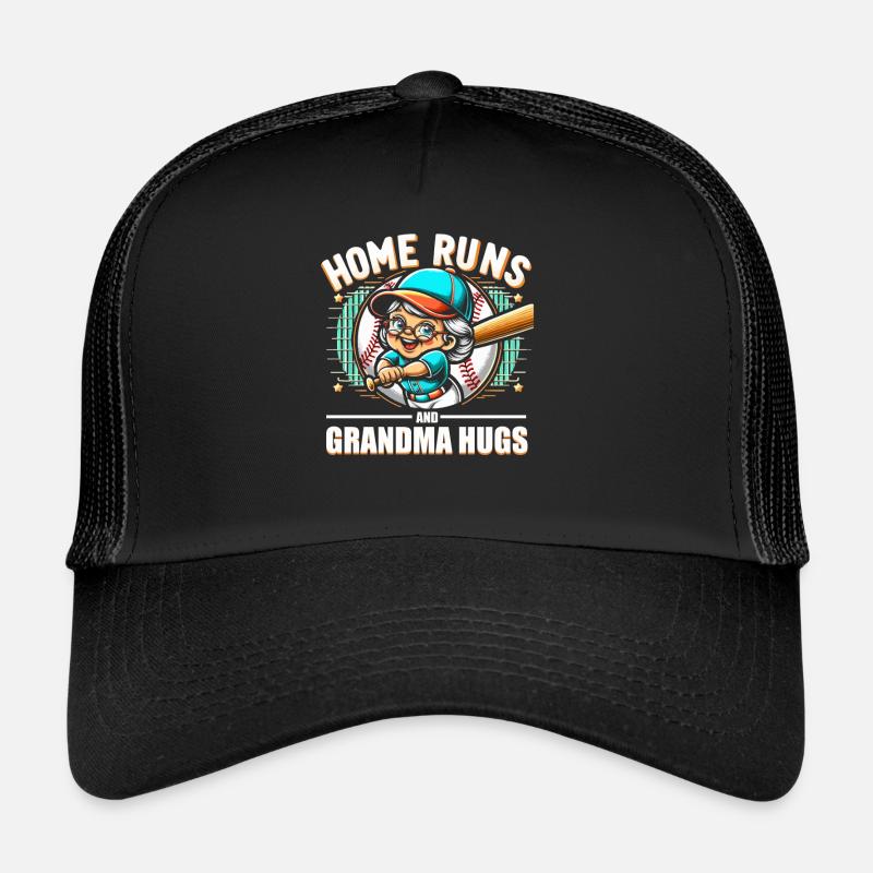 Baseball Oma Großmutter Großelterntag Trucker Cap