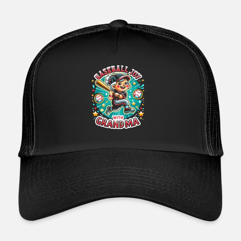 Baseball Oma Großmutter Großelterntag Trucker Cap