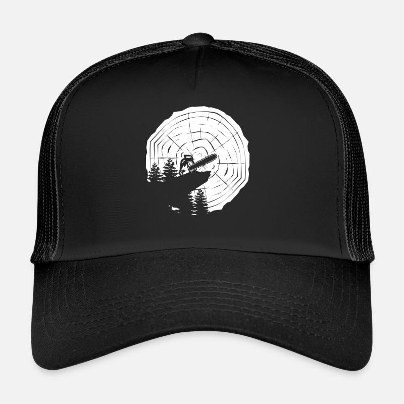 Tronçonneuse Tronçonneuse Bûcheron Bois de Chauffage Casquette trucker 