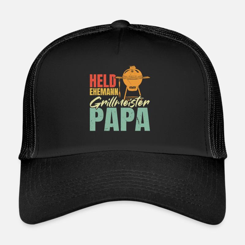 Héros, mari, maître du gril, papa Casquette trucker 