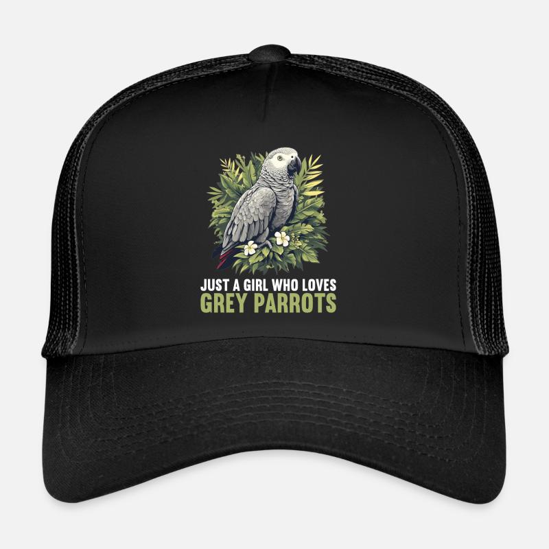 Perroquets gris d’Afrique Casquette trucker 