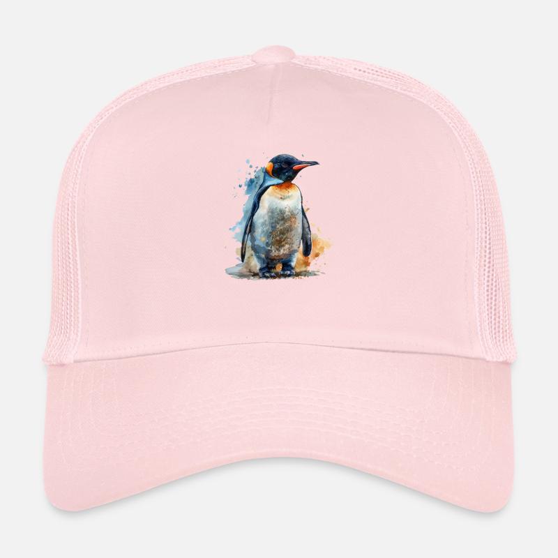 Pingouin Kawaii Pingouin mignon Casquette trucker 
