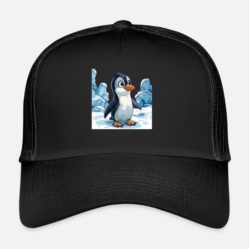 Pingouin Kawaii Pingouin mignon Casquette trucker 