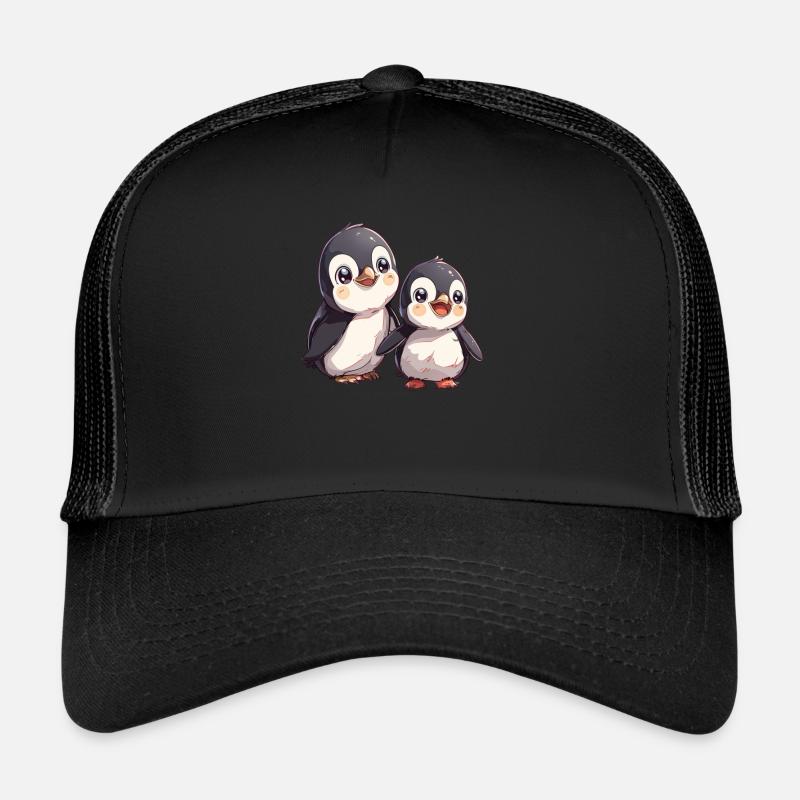 Bébé pingouin Kawaii Pingouin mignon Casquette trucker 