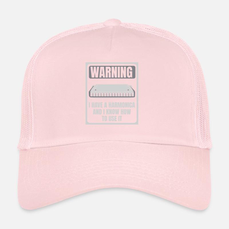 J'ai un harmonica et je sais comment l'utiliser Casquette trucker 