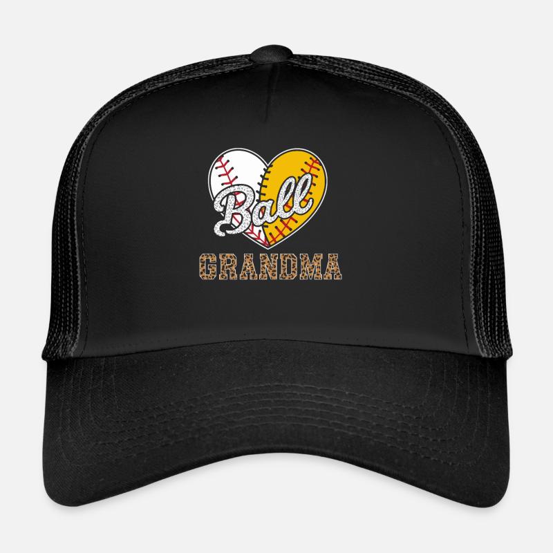 Baseball Oma Großmutter Großelterntag Trucker Cap
