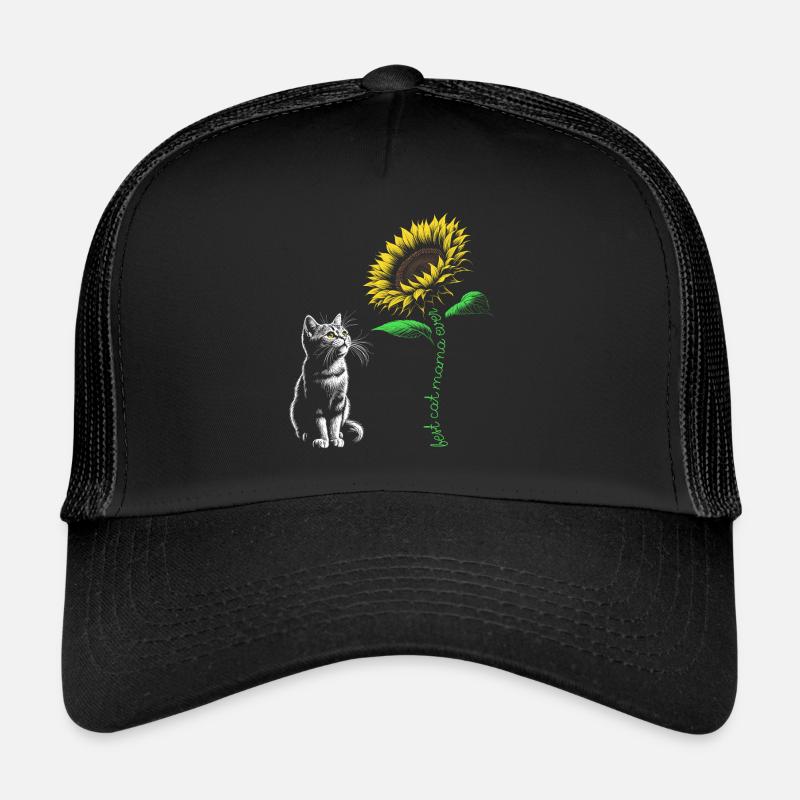 La meilleure maman chat de tous les temps Casquette trucker 