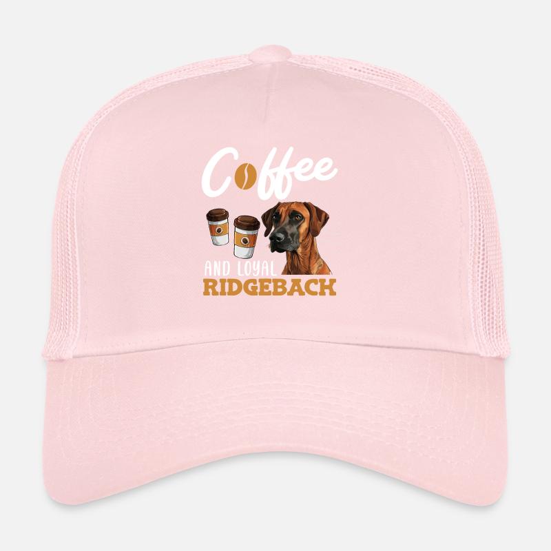 CAFÉ ET FIDÈLE RIDGEBACK Rhodesian Ridgeback Casquette trucker 