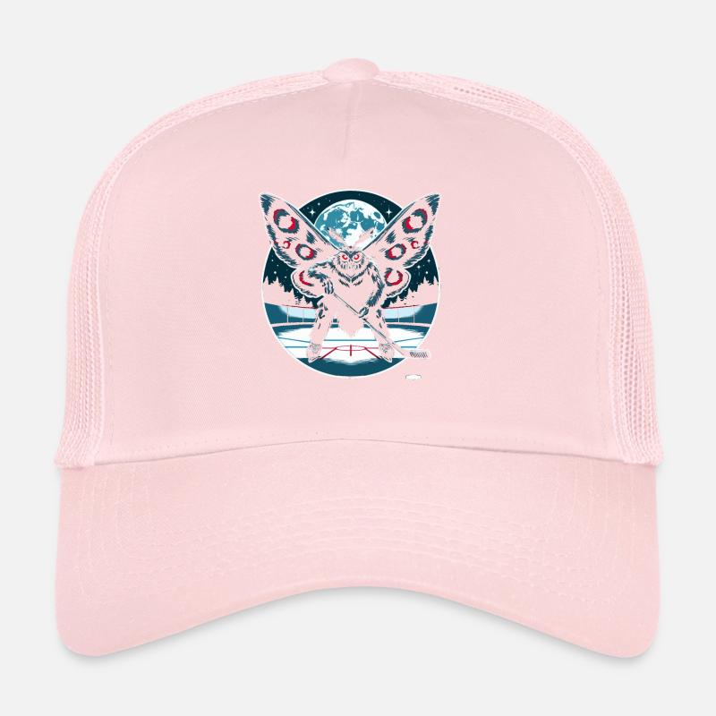 Mothman Point Pleasant Hockey Player Cryptid Trucker Cap