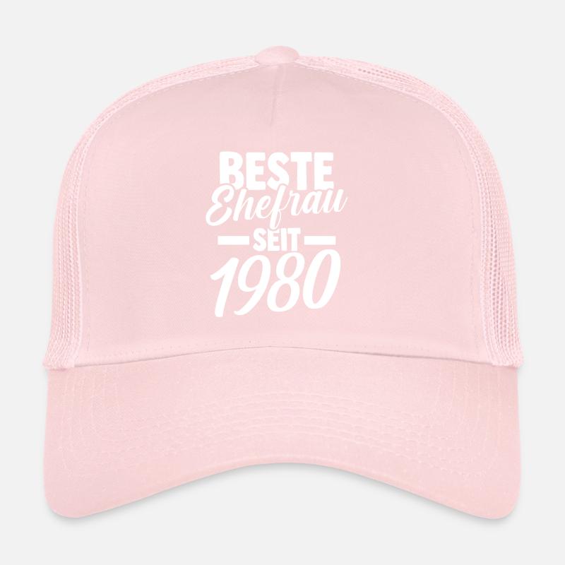 Valentinstag Beste Ehefrau Seit 1980 Trucker Cap