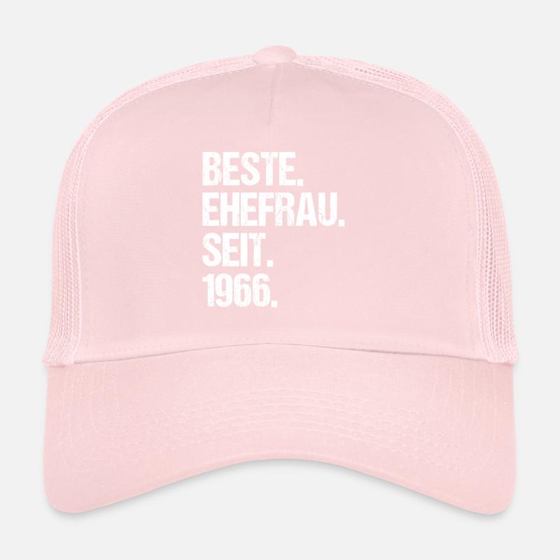 Valentinstag Beste Ehefrau Seit 1966 Trucker Cap