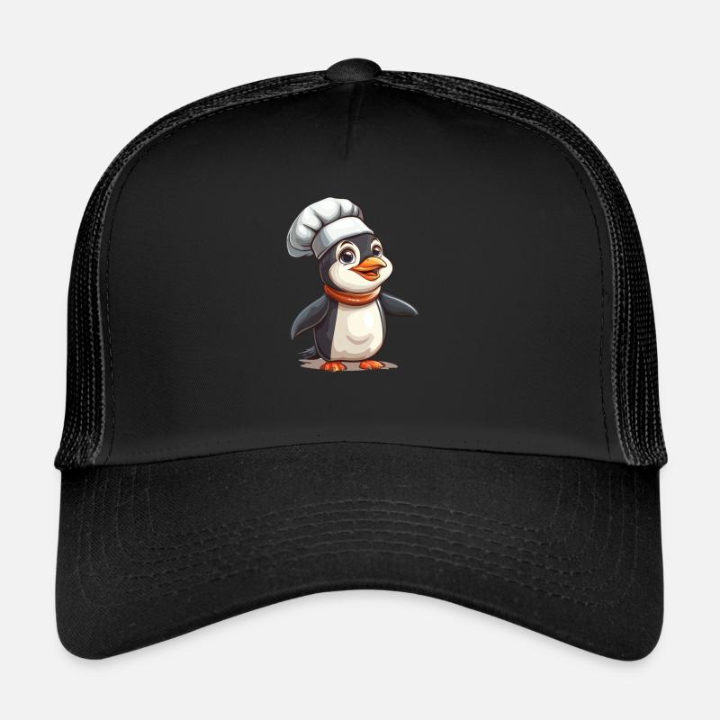 Pingouin Kawaii Pingouin Mignon Casquette trucker 