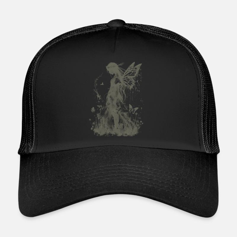 Dark Fairycore Mythpunk Pixiecore Aesthetic Fee Trucker Cap