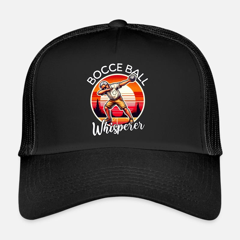Bocce Ball Whisperer Trucker Cap