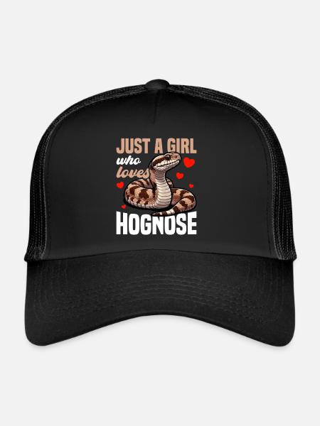 Serpent à nez plat Serpents à nez plat - Casquette trucker  - noir/noir - Devant