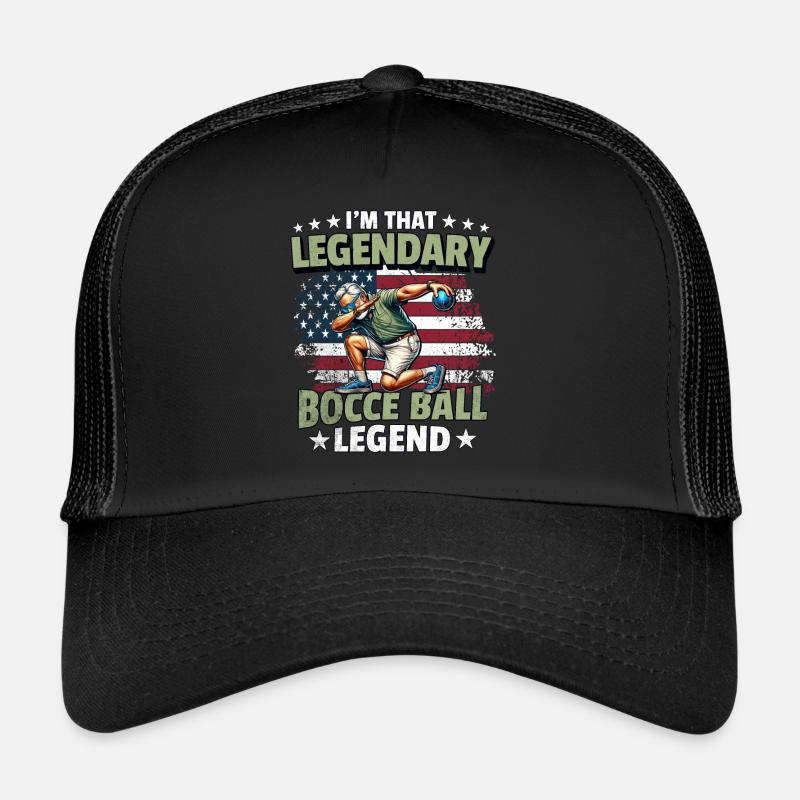 Bocce Ball Legend Trucker Cap