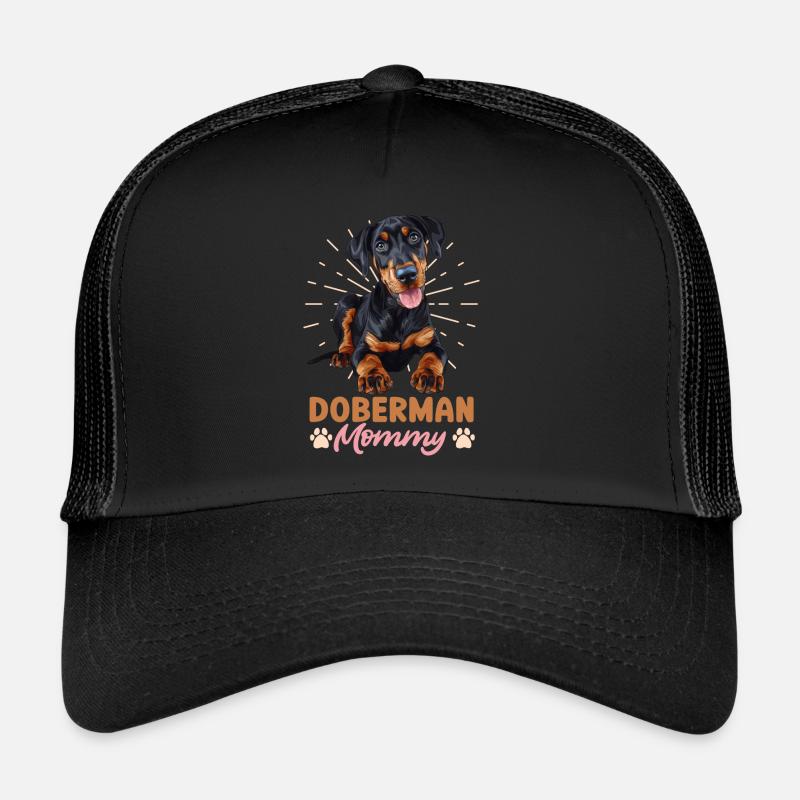 DOBERMANN MUTTI Dobermans propriétaires de chiens Casquette trucker 