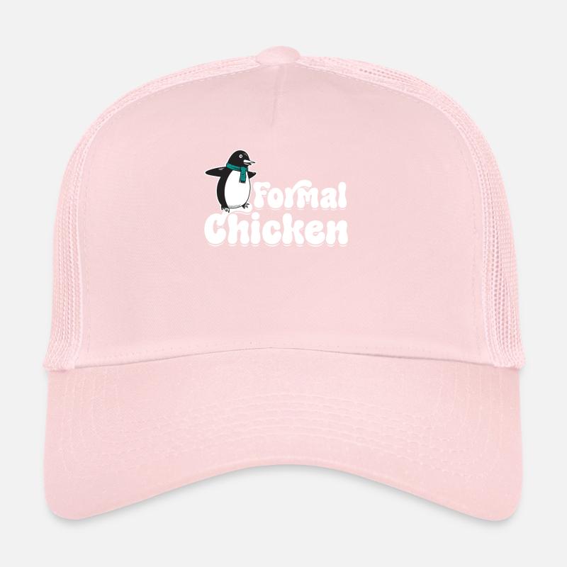 Drôle Meme Penguin Lover Poulet formel Illust Casquette trucker 