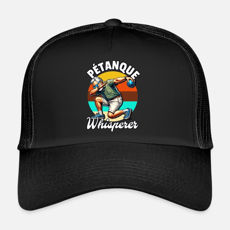 Chuchoteur de pétanque Casquette trucker 