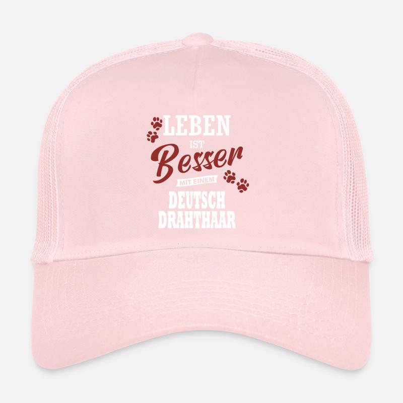 Leben Ist Besser Mit Einem Deutsch Drahthaar Trucker Cap