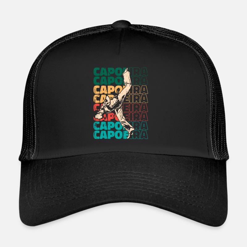 Texte Capoeira Rétro Ginga Capoeirista Danse Casquette trucker 