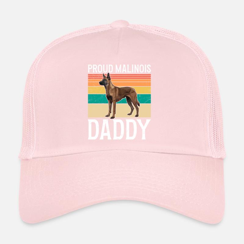 Belgian Shepherd PROUD MALINOIS DAD Dad Trucker Cap
