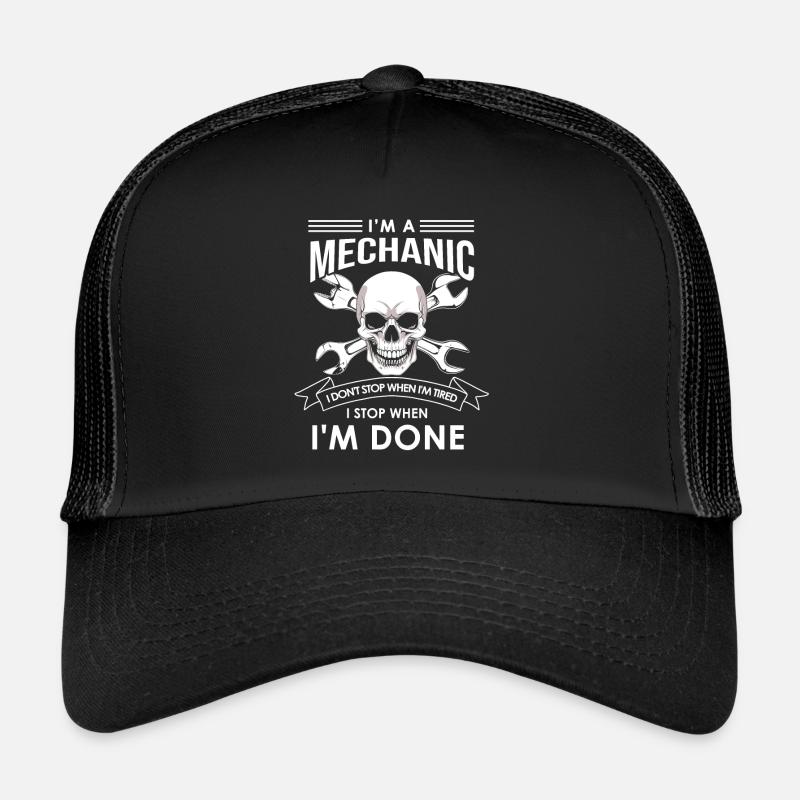 Car mechanic mechatronics technician screwdriver sayings Trucker Cap