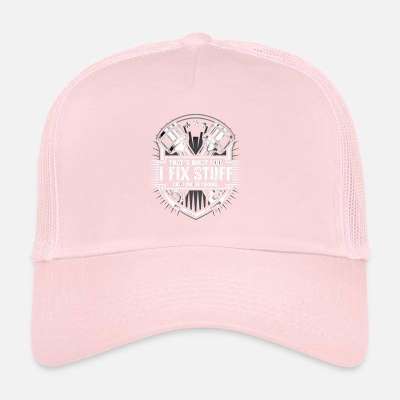 Car mechanic mechatronics technician screwdriver sayings Trucker Cap