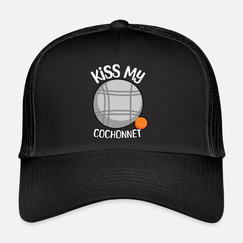Boule Sprüche - Trucker Cap - Schwarz/Schwarz