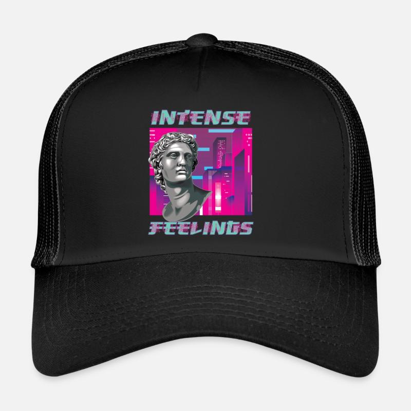 80er Retro Ästhetik Vaporwave Trucker Cap