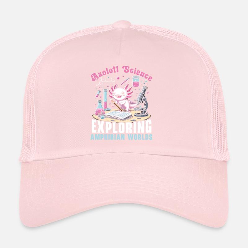 Axolotl Science Teacher Mexican Salamander Trucker Cap