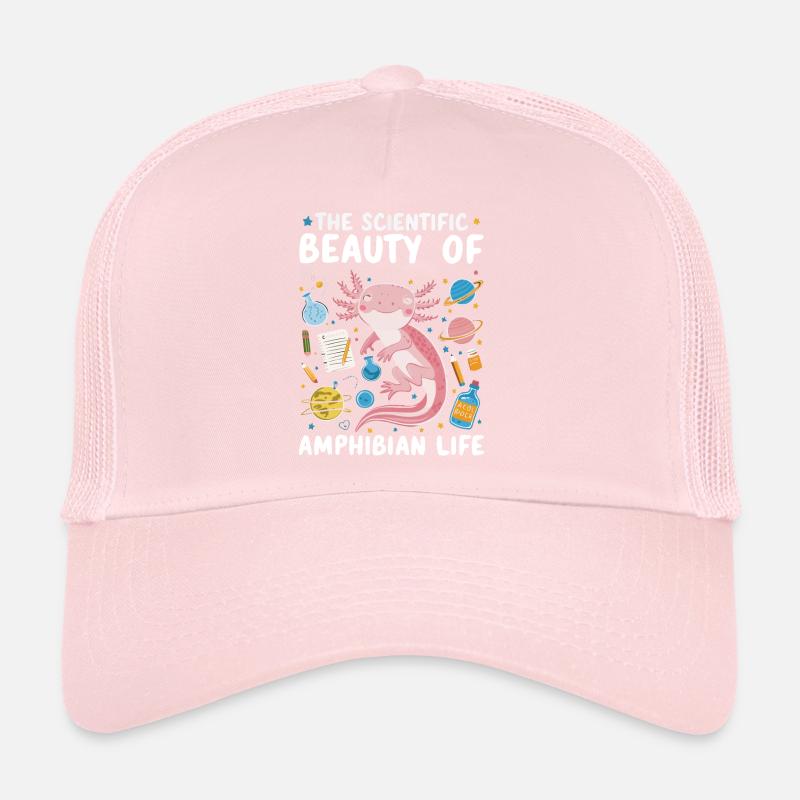 Professeur de sciences axolotl Salamandre mexicaine Casquette trucker 